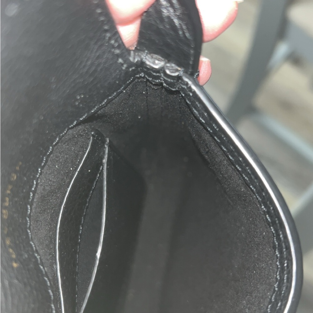 Tory Burch Black Leather Crossbody with Gold Accent - Picture 5 of 5